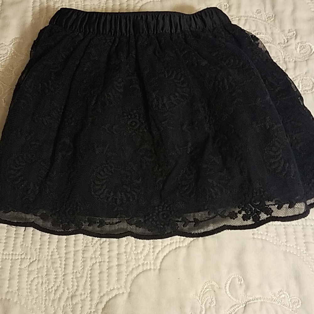 Navy skirt